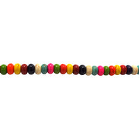 4x8mm Multicolor Magnesite Heishi - Rondelle