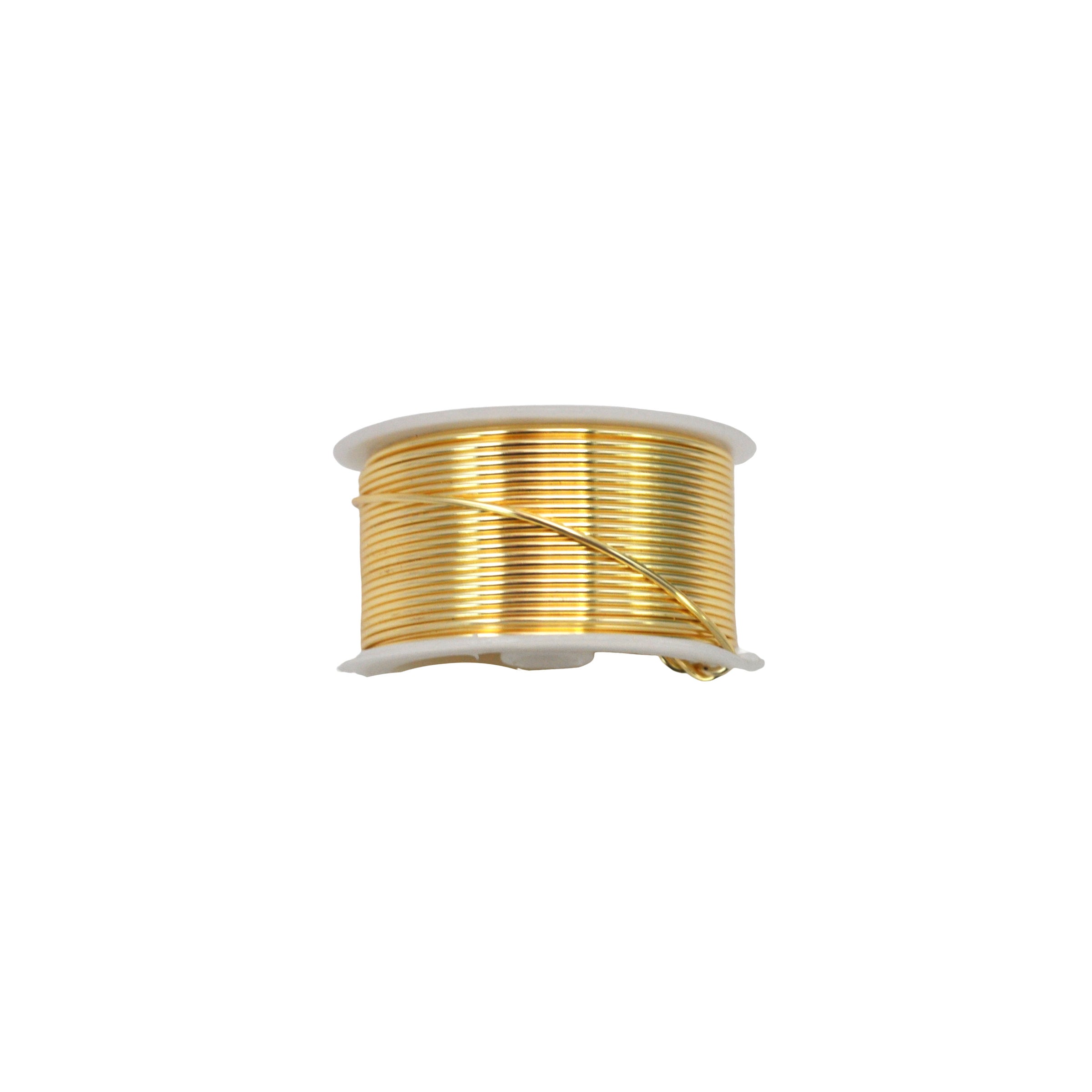 Copper Wire -18 Gauge 8 Yards - Gold Plated