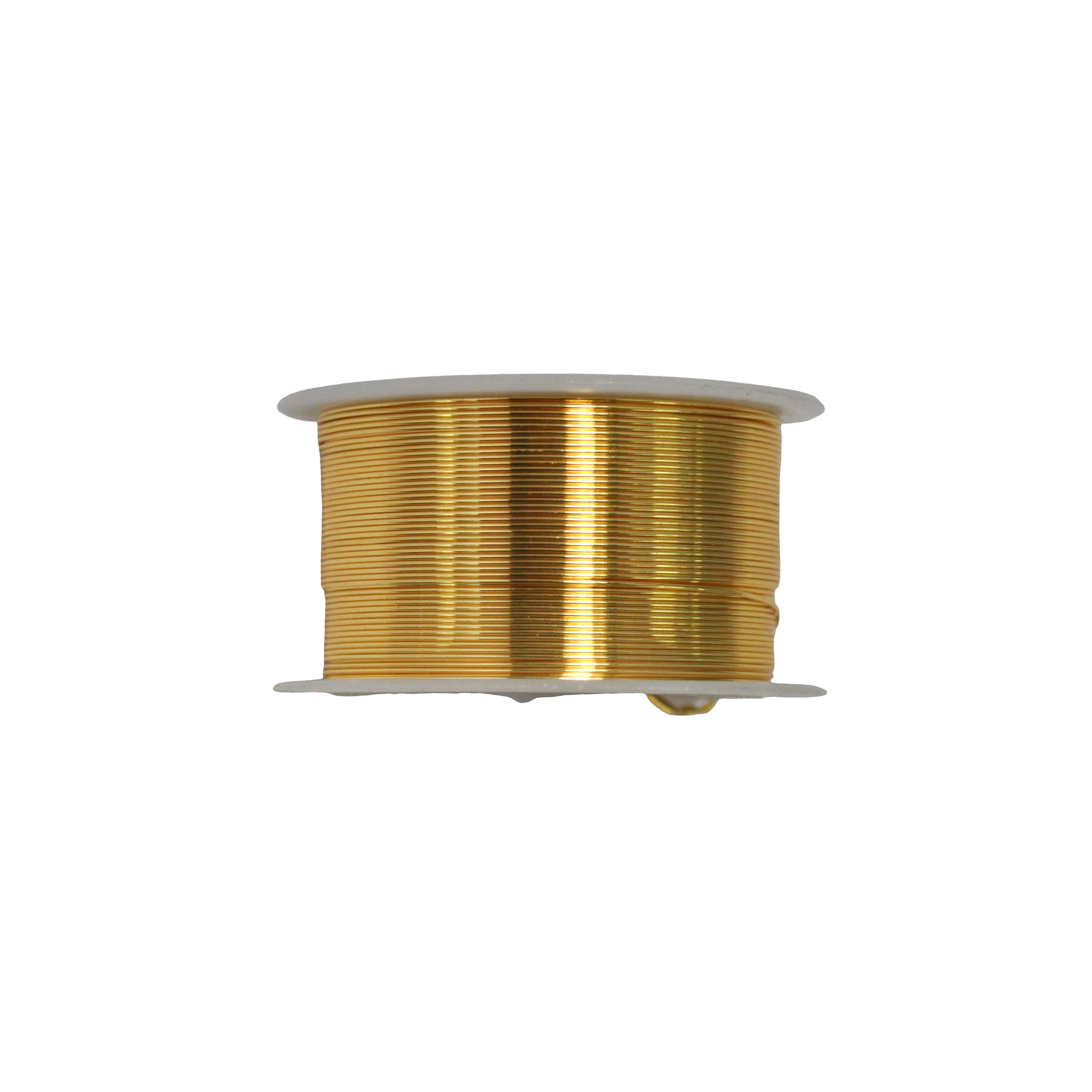 Copper Wire - 24 Gauge 20 Yards - Gold Plated