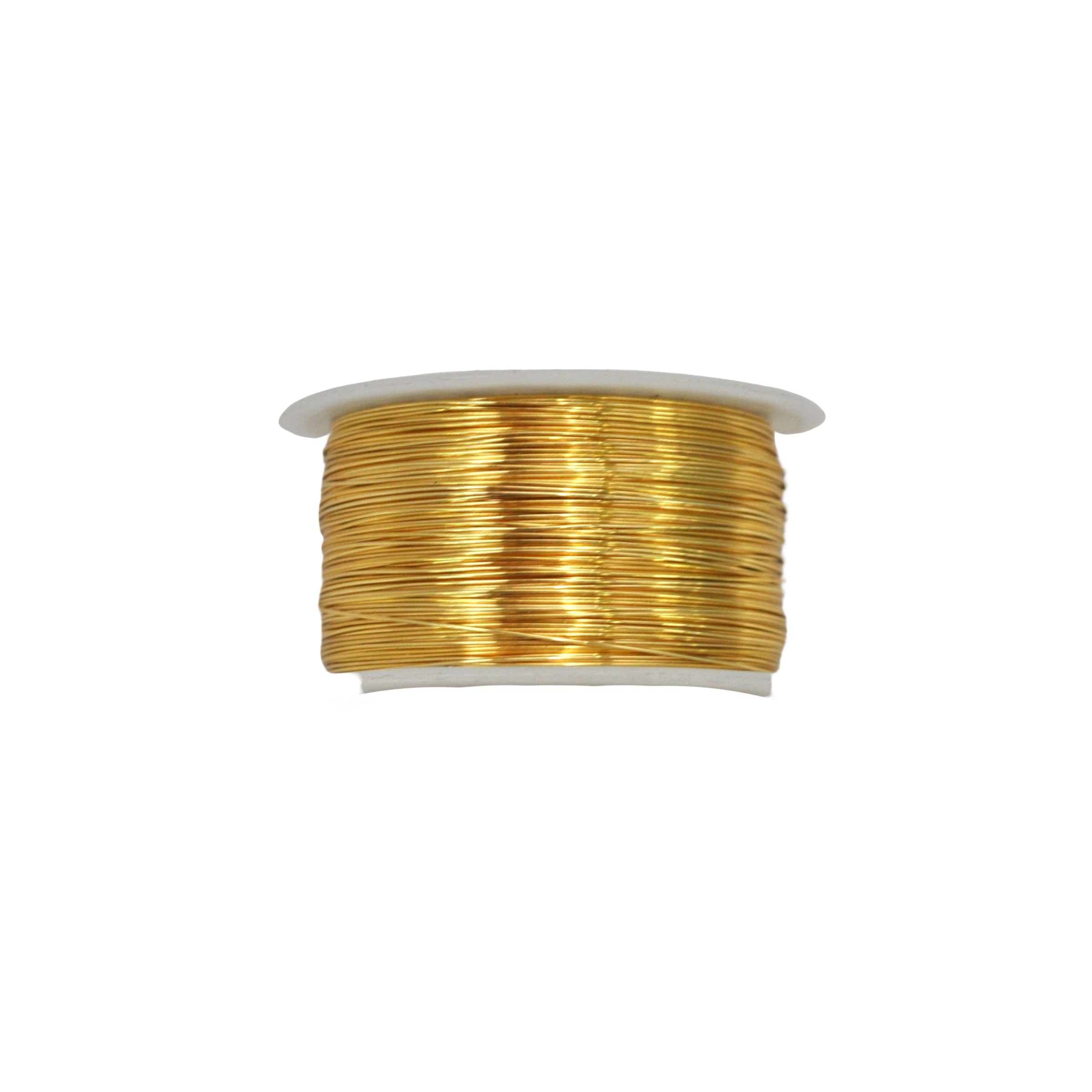 Copper Wire - 26 Gauge 30 Yards - Gold Plated