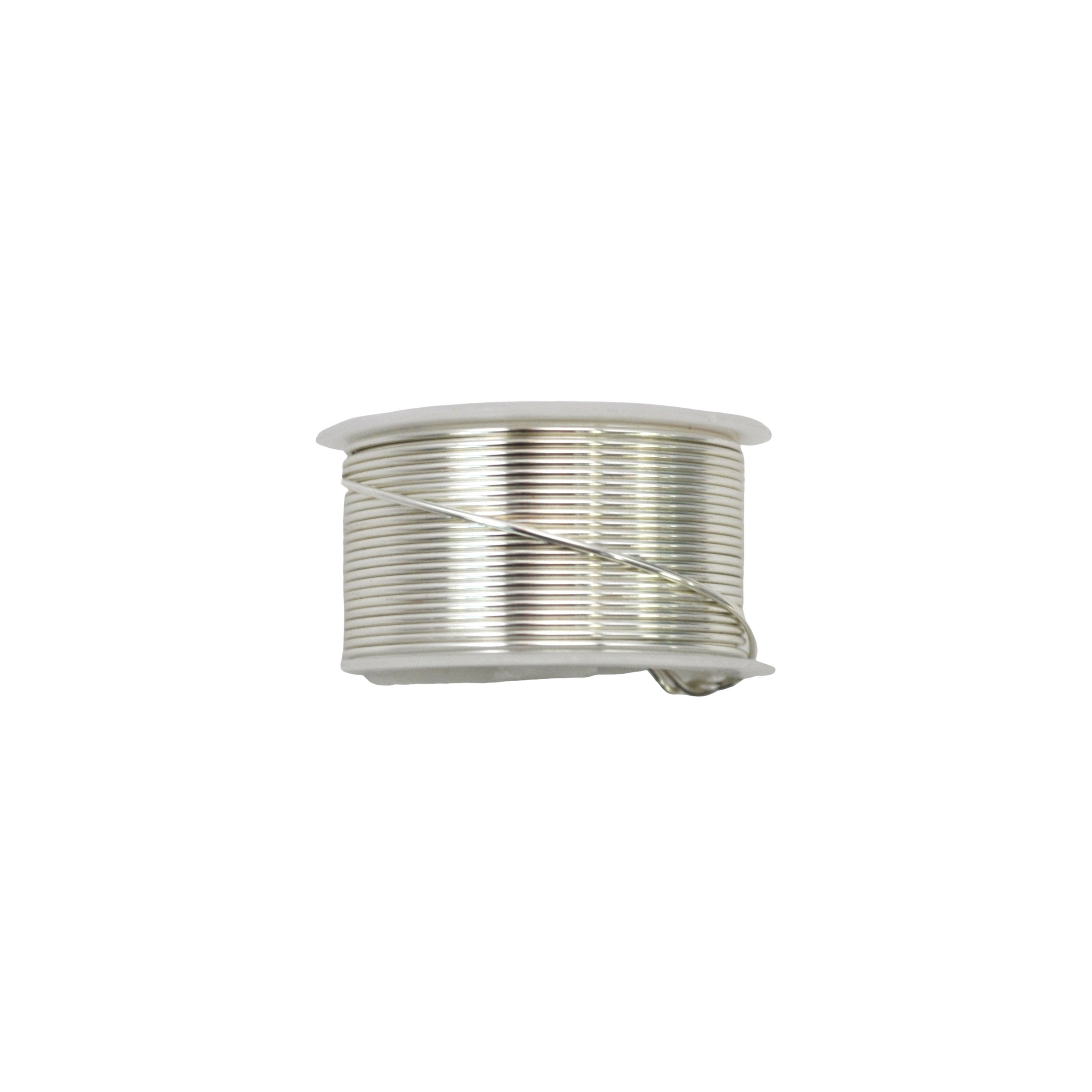 Copper Wire - 18 Gauge 8 Yards - Silver Plated