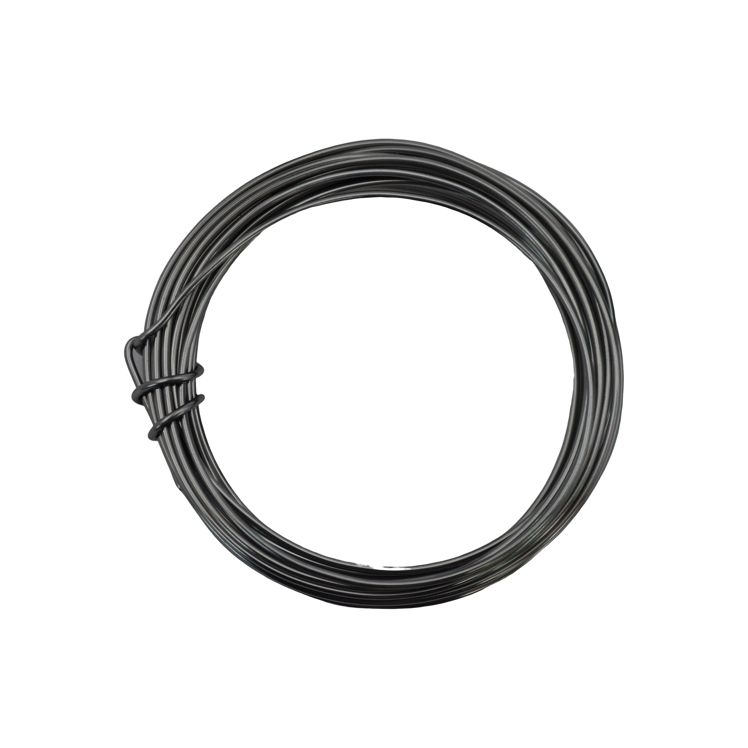 Copper Wire - 16 Gauge 5 Yards - Hematite Plated