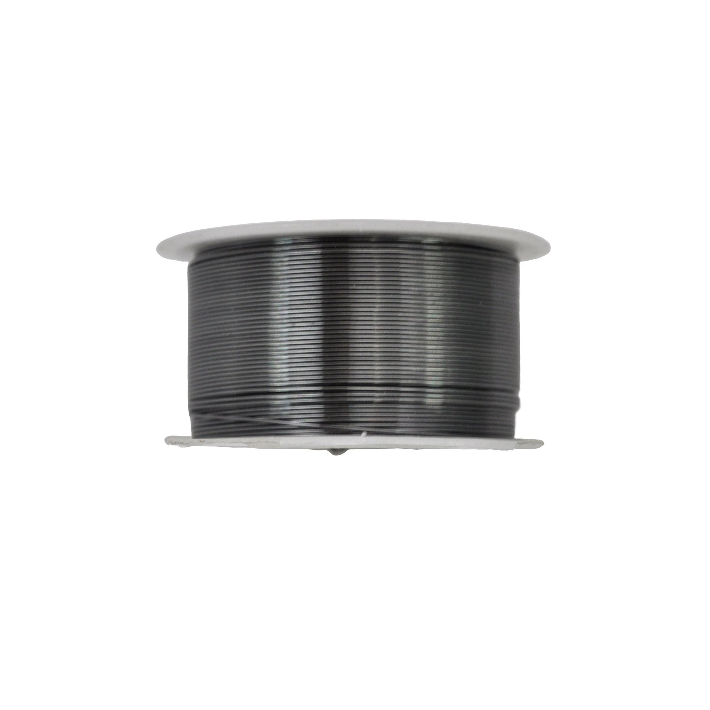 Copper Wire - 24 Gauge 20 Yards - Hematite Plated