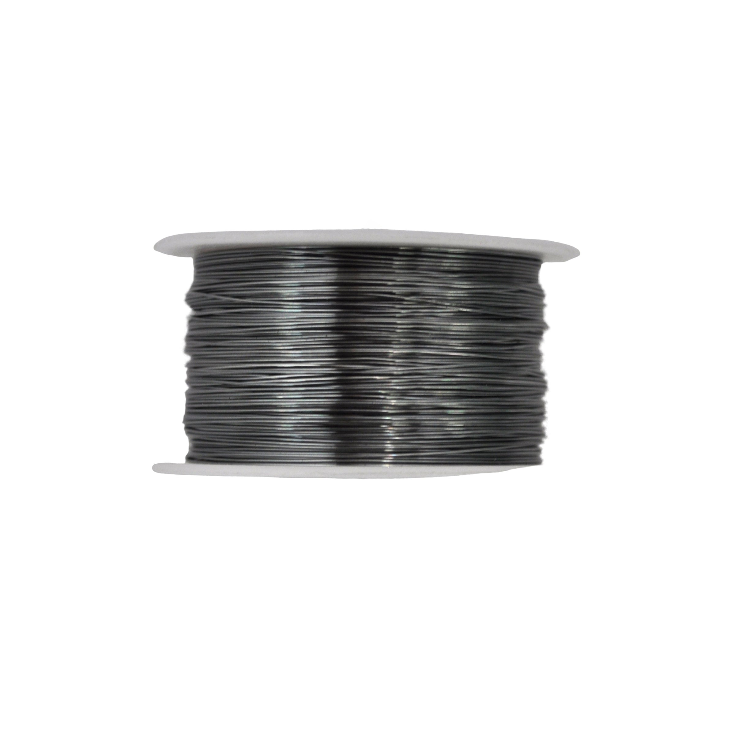 Copper Wire - 26 Gauge 30 Yards - Hematite Plated