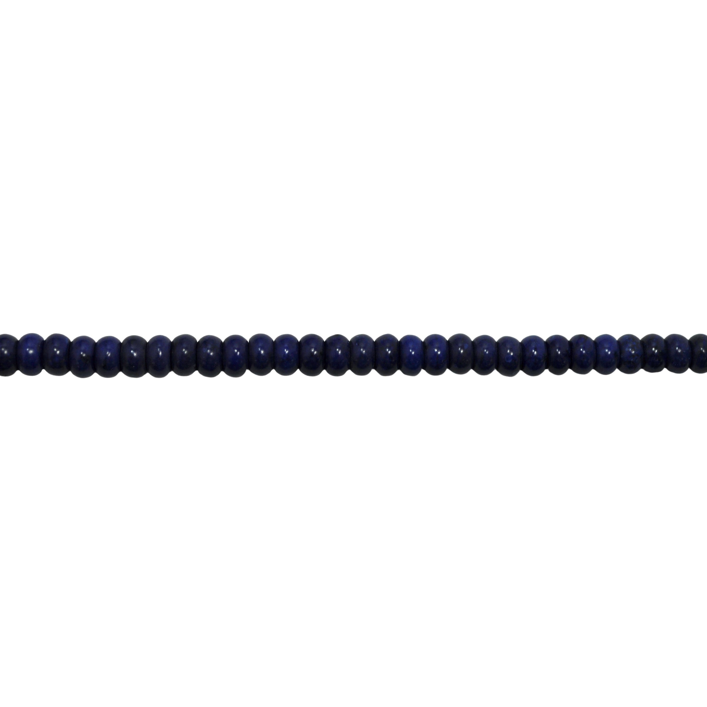 5x10mm Cobalt Blue Magnesite - Rondelle