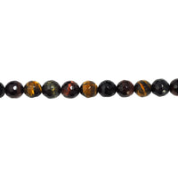 14mm Mixed Color Tiger Eye - Faceted