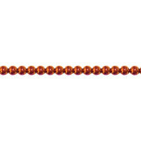 8mm Iridescent Plated Red Agate - Faceted