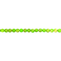 6mm Green Impression Jasper - Round