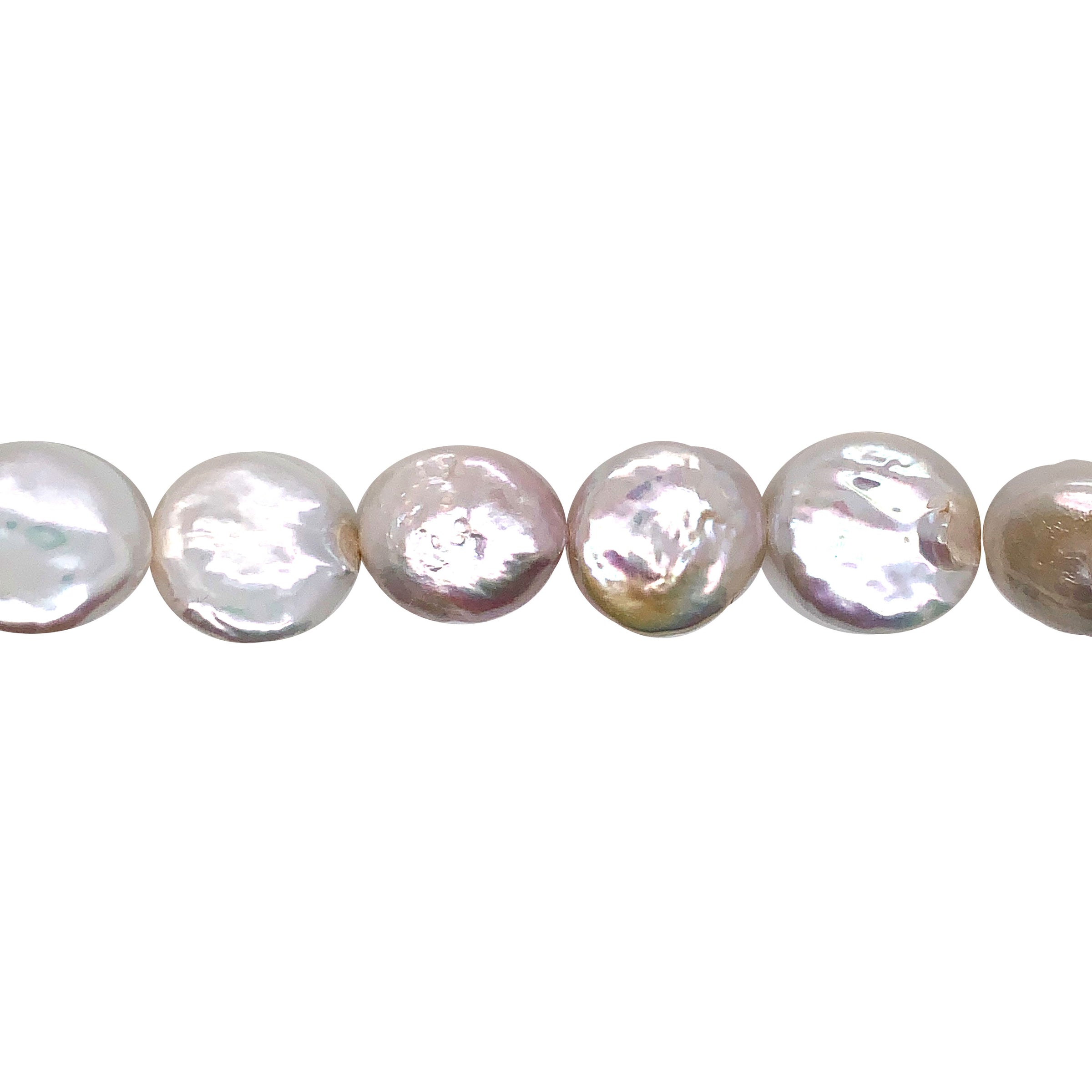 17mm Freash Water Pearl Flat Coin Beads