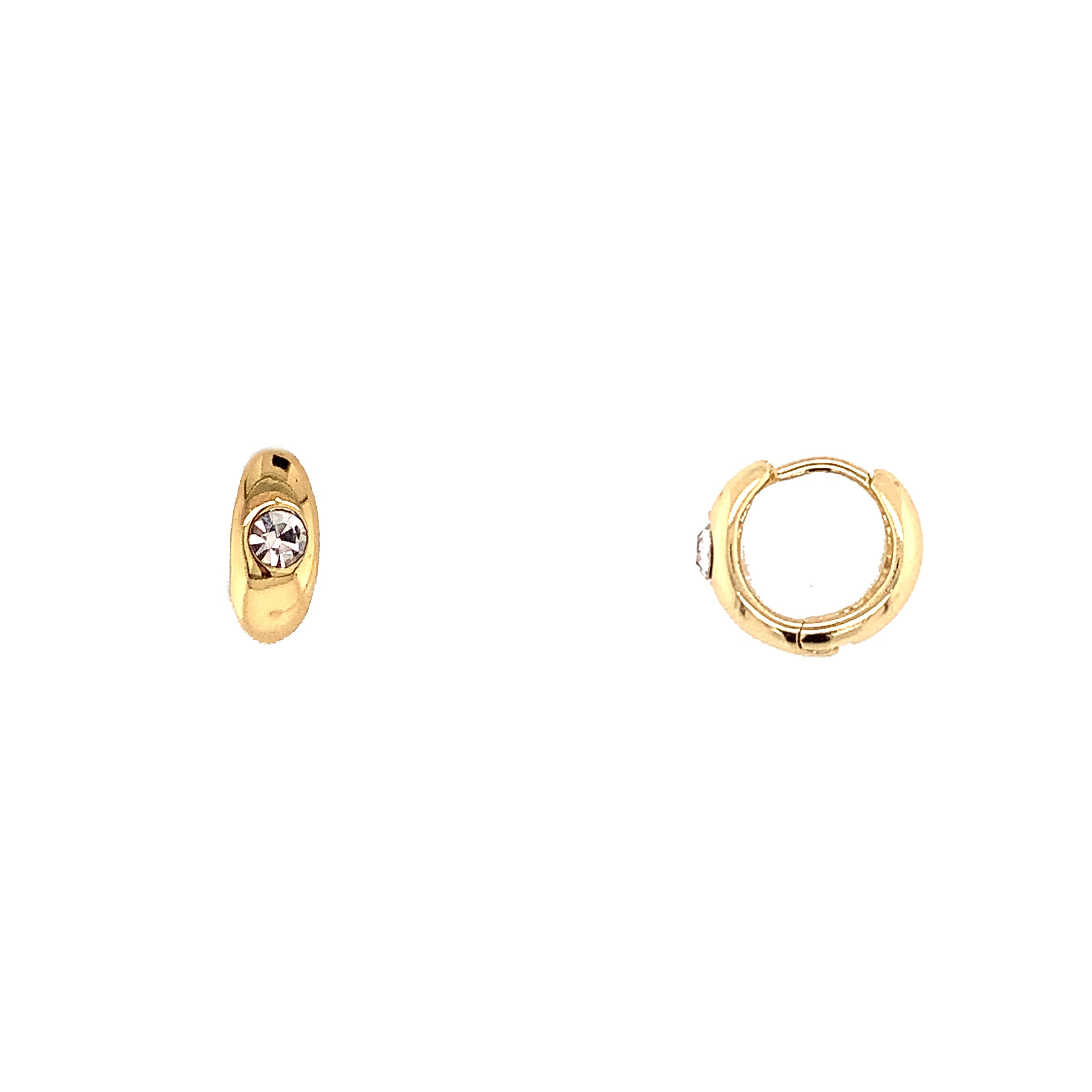 CZ Huggies - Gold Filled