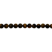 8mm Tiger Eye - Round