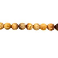 10mm Gold Tiger Eye - Round