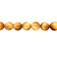 12mm Gold Tiger Eye - Round