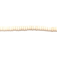 3x8mm White Magnesite - Rondelle
