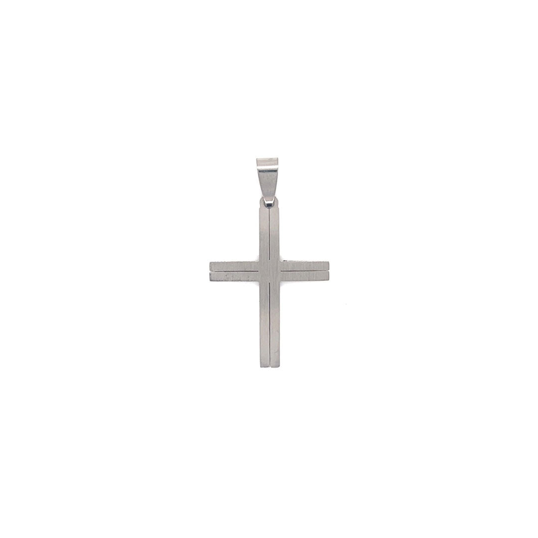 Cross Pendant  - Stainless Steel