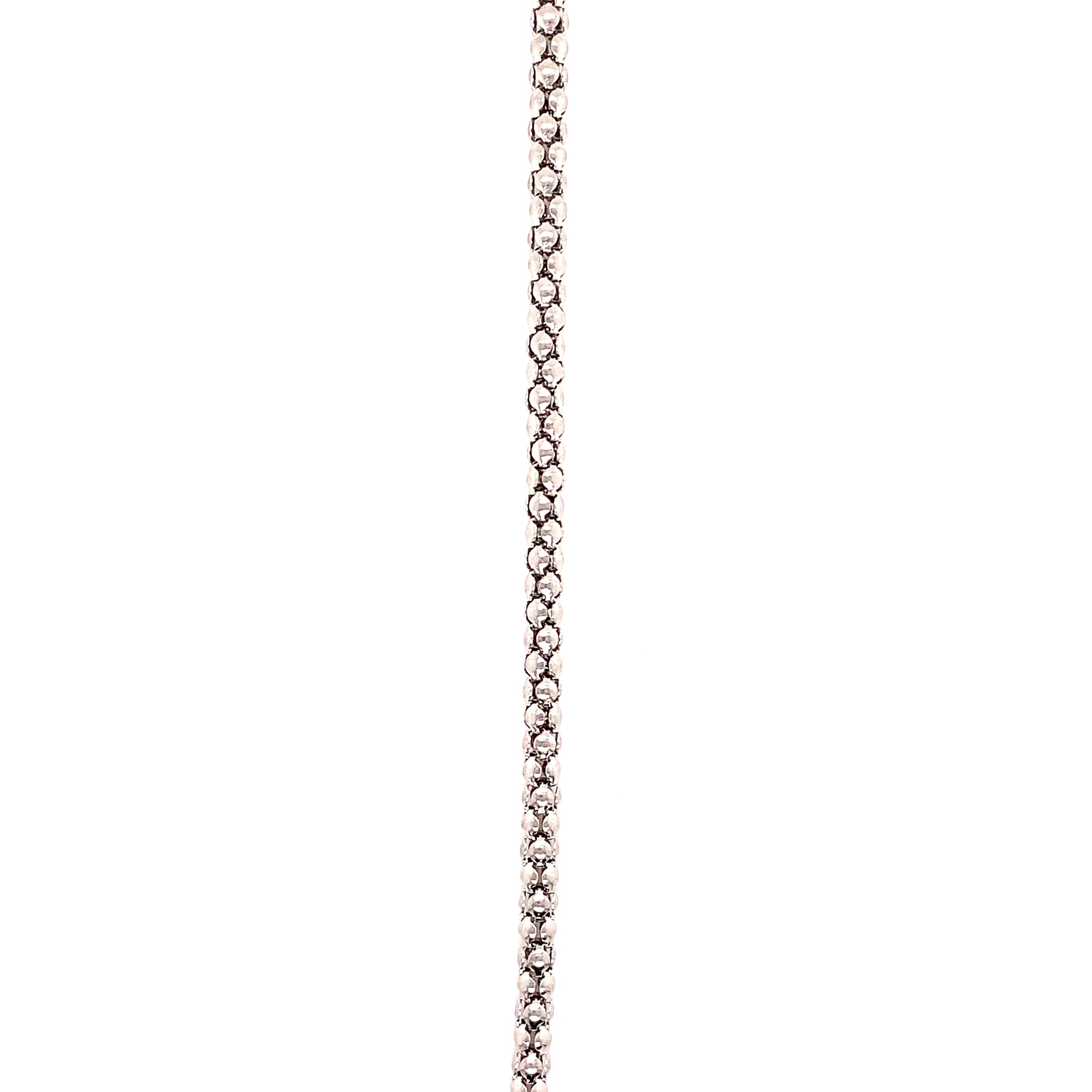 24" 3mm Popcorn Chain - Stainless Steel
