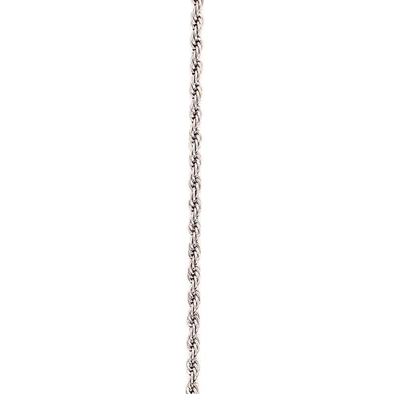 24" 2mm Rope Chain  - Stainless Steel