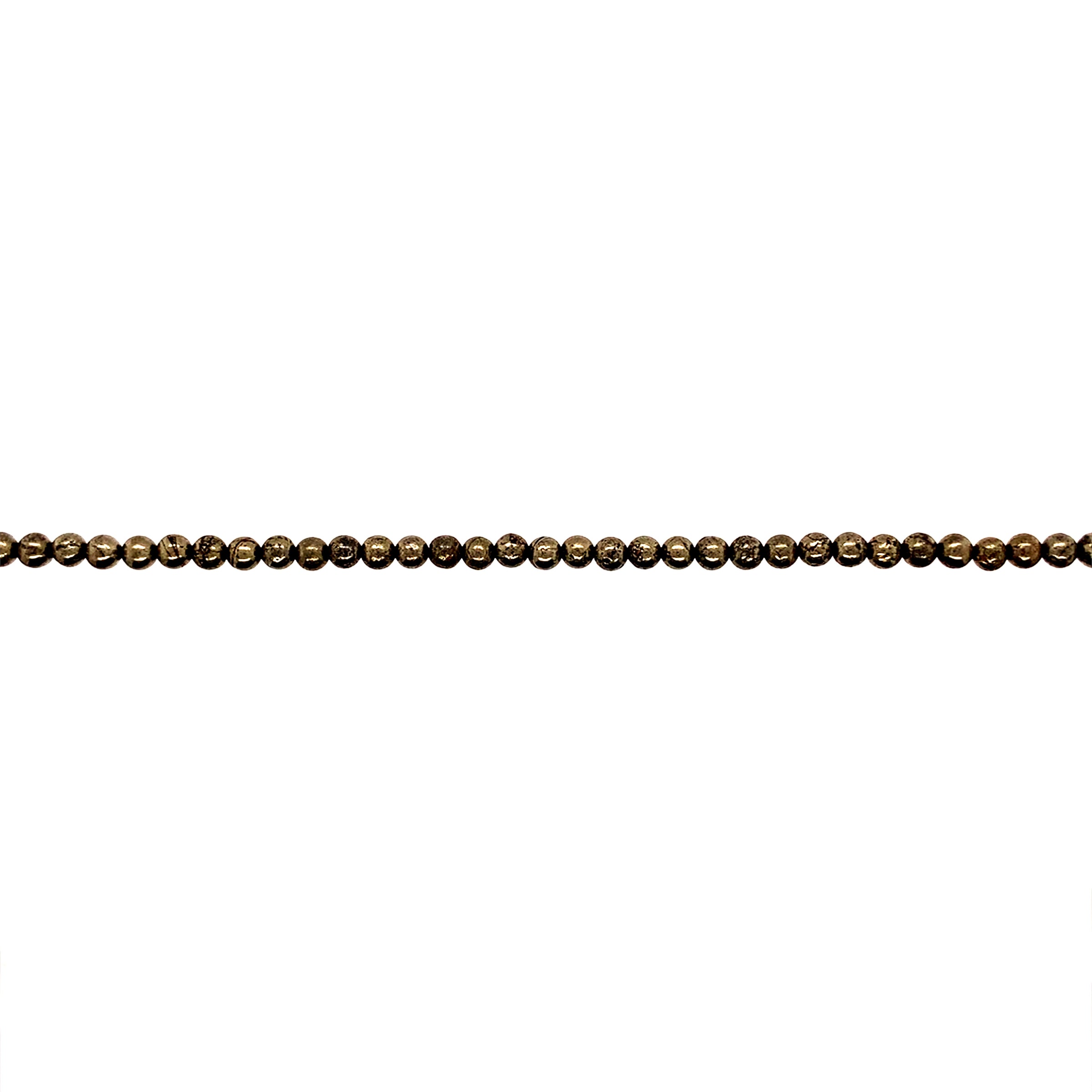 3mm Pyrite - Round
