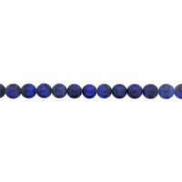8mm Matte Blue Tiger Eye - Round