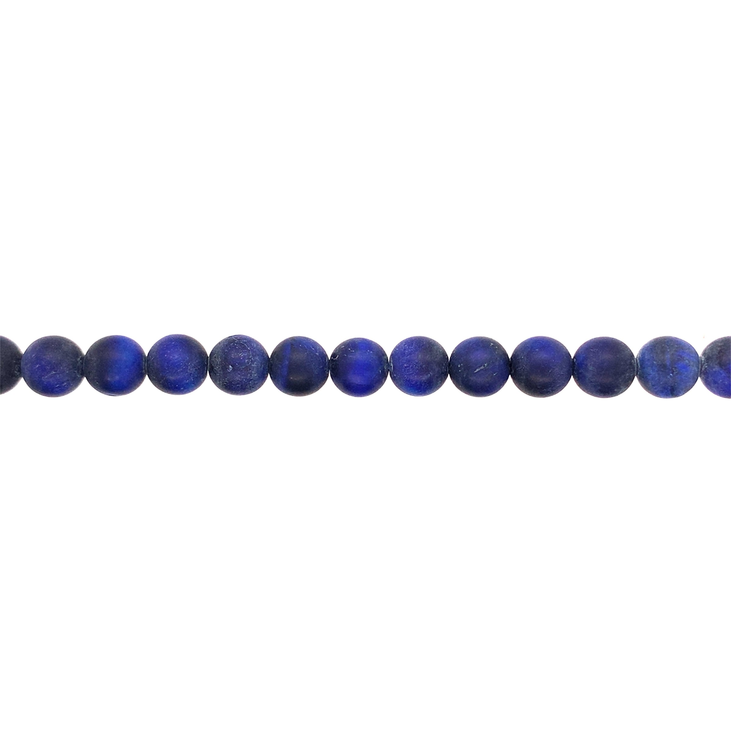 8mm Matte Blue Tiger Eye - Round