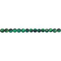 6mm Matte Green Tiger Eye - Round