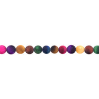 8mm Matte Mixed Tiger Eye - Round