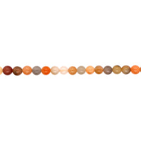 6mm Golden Silk Jade - Round