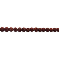 8mm Red Lava Bead