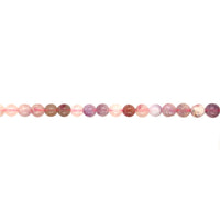 6mm Cherry Blossom Tourmaline - Round