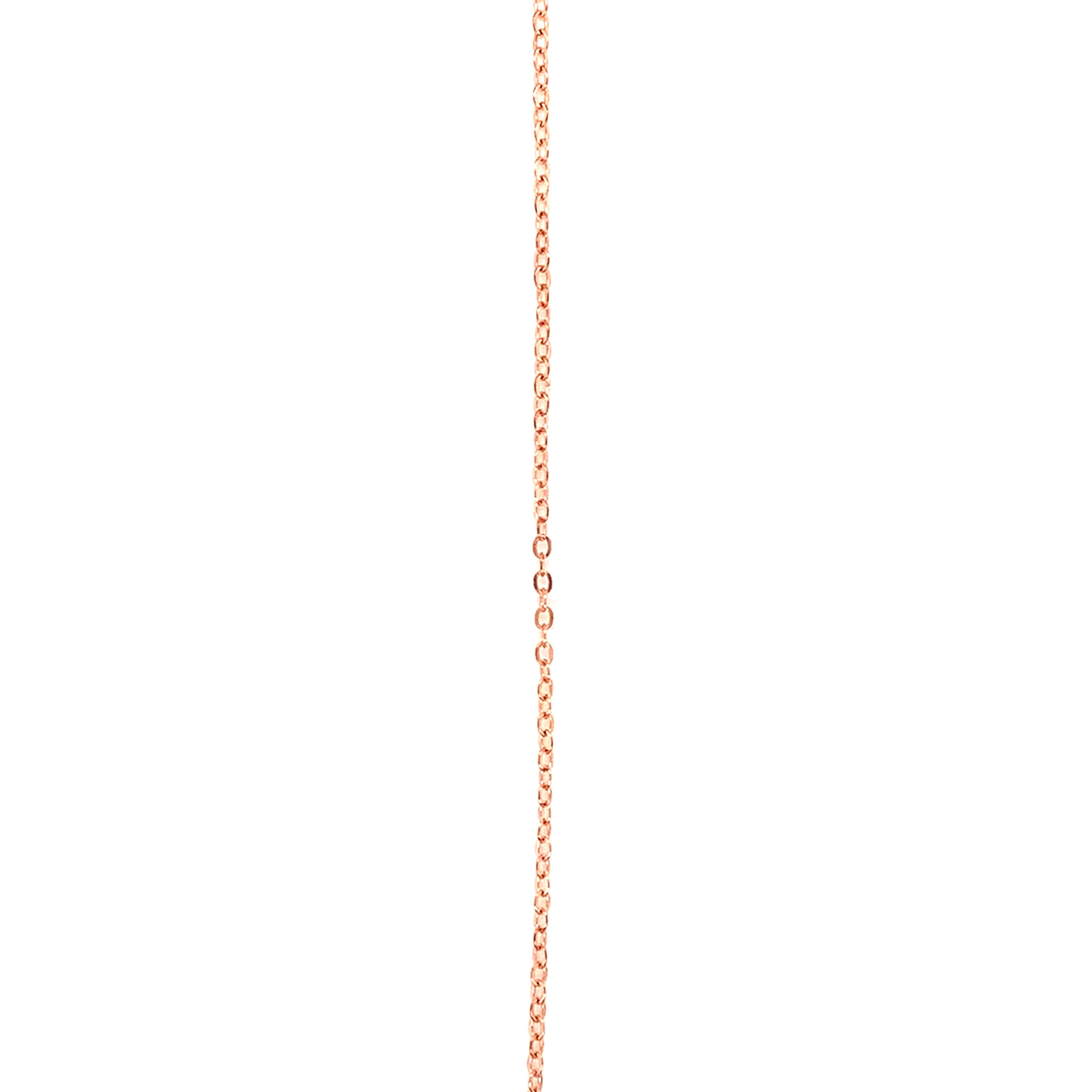 16" .925 Sterling Silver Chain - Rose Gold Plated