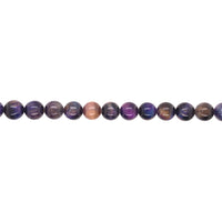 8mm Multicolor Tiger Eye - Round