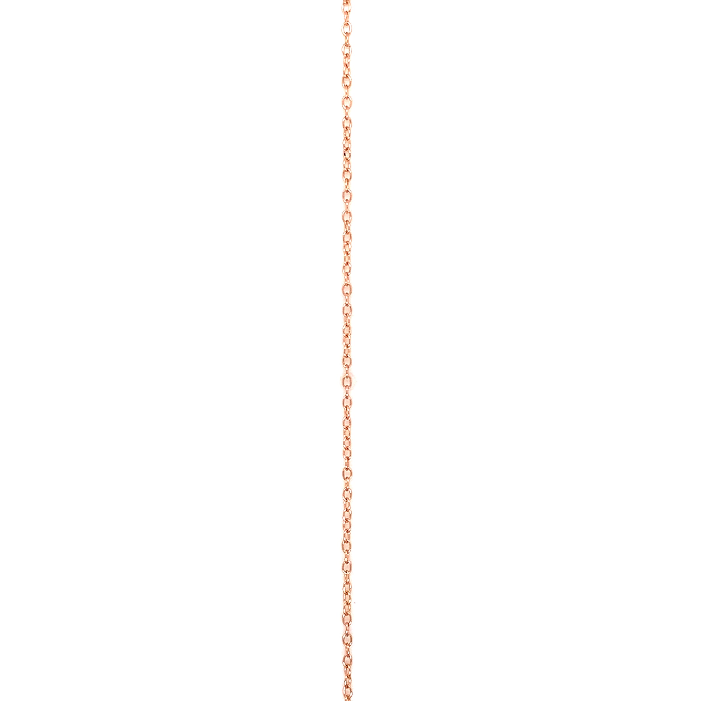 32" .925 Sterling Silver Chain - Rose Gold Plated