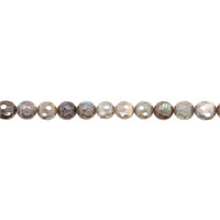 8mm Plated Labradorite - Faceted