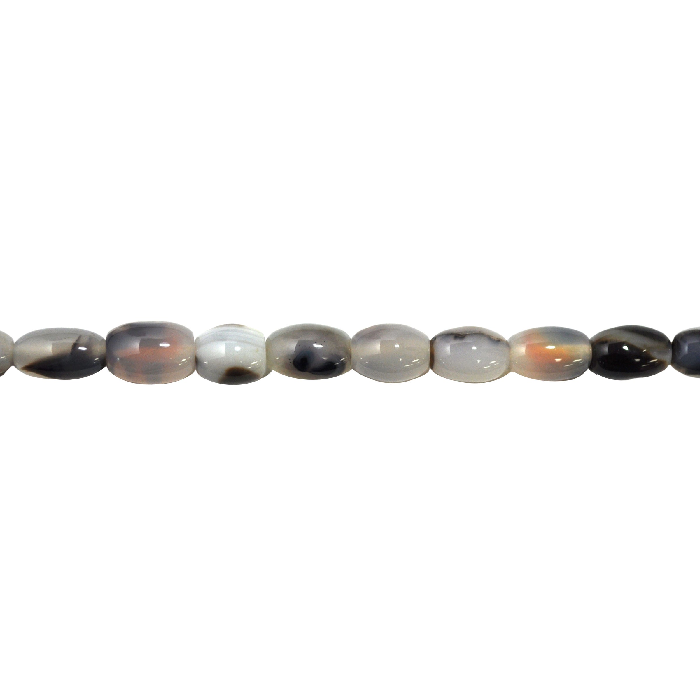 Agate Rice Shaped Beads 20mm