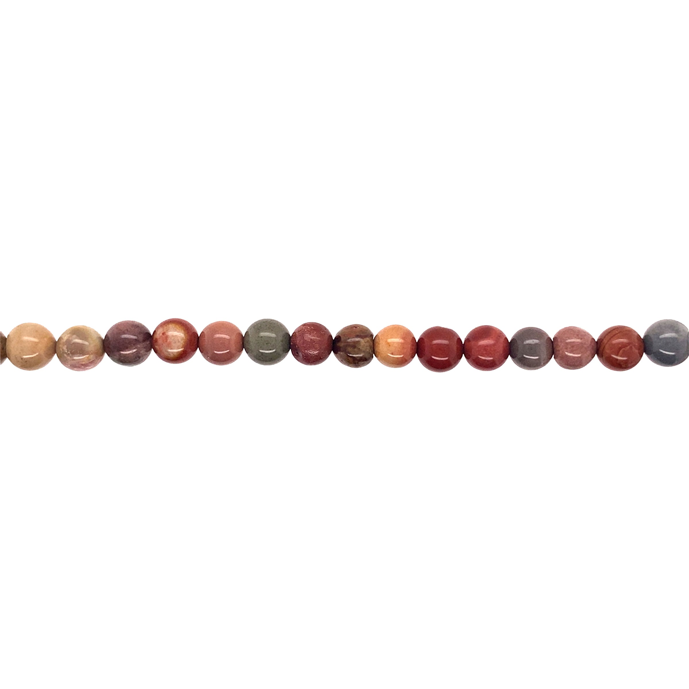 American Picture Jasper - Round 6mm
