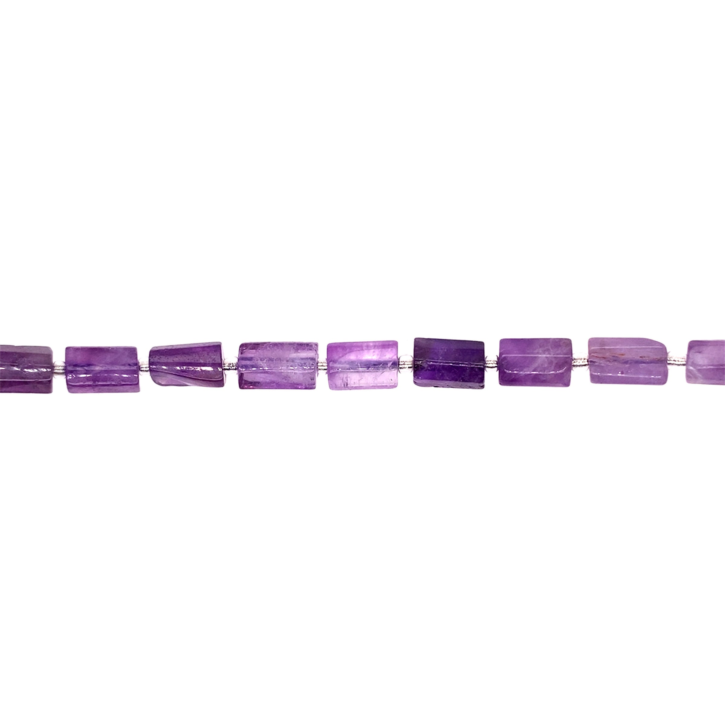 Amethyst Hexagonal Column 10mm - Faceted