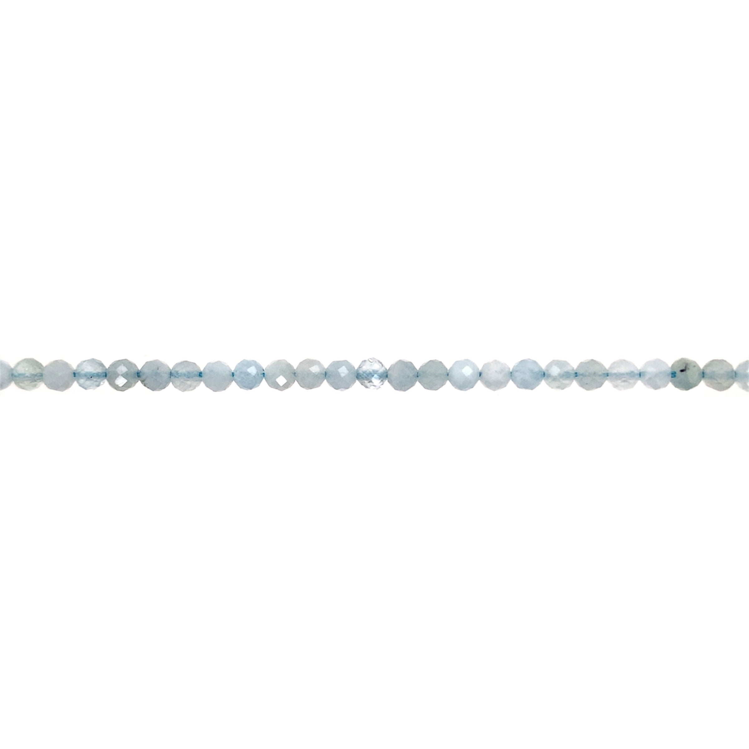 Aquamarine Faceted Beads-1