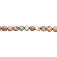 Arctic Green Matte Imperial Jasper Beads 10mm