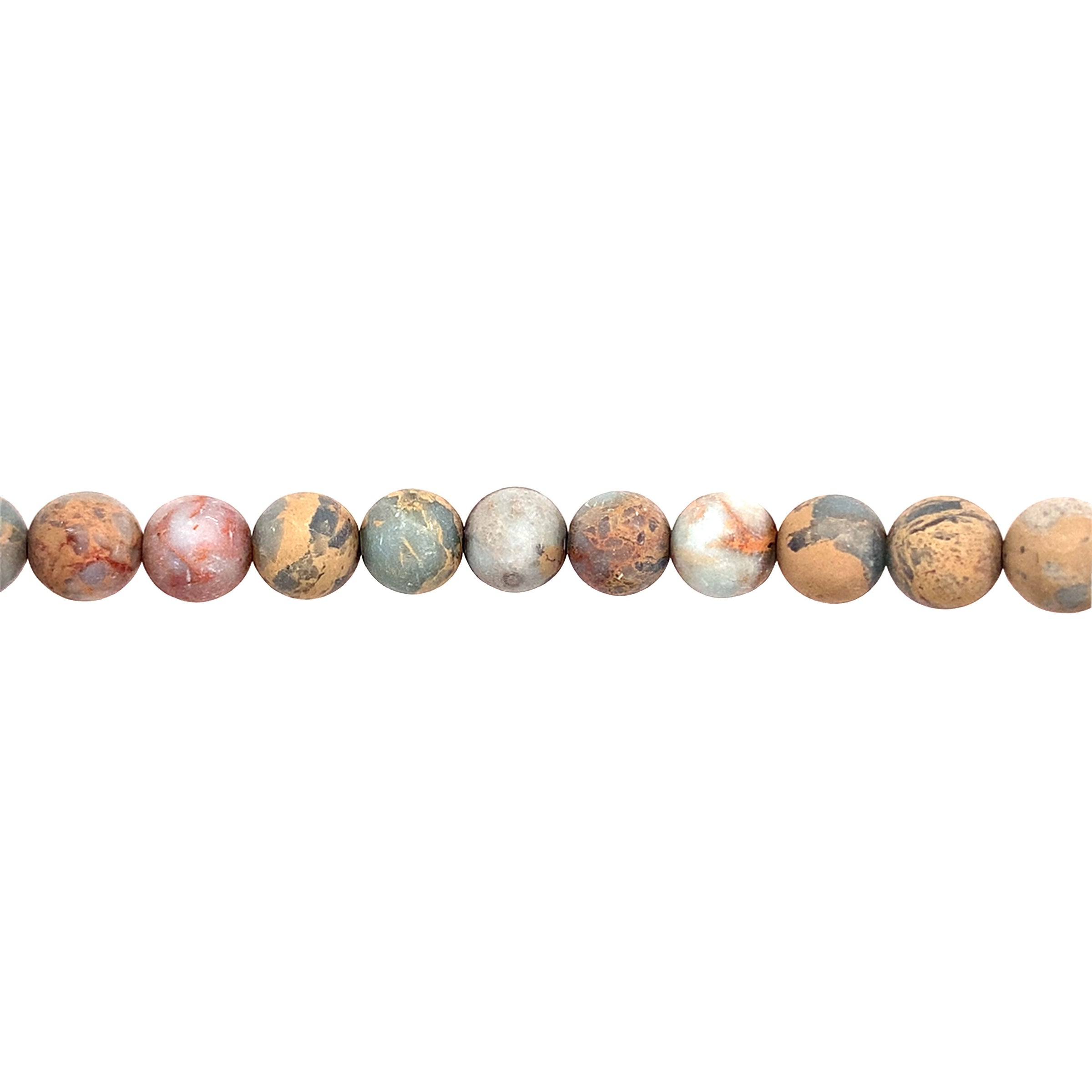 Arctic Green Matte Imperial Jasper Beads 10mm