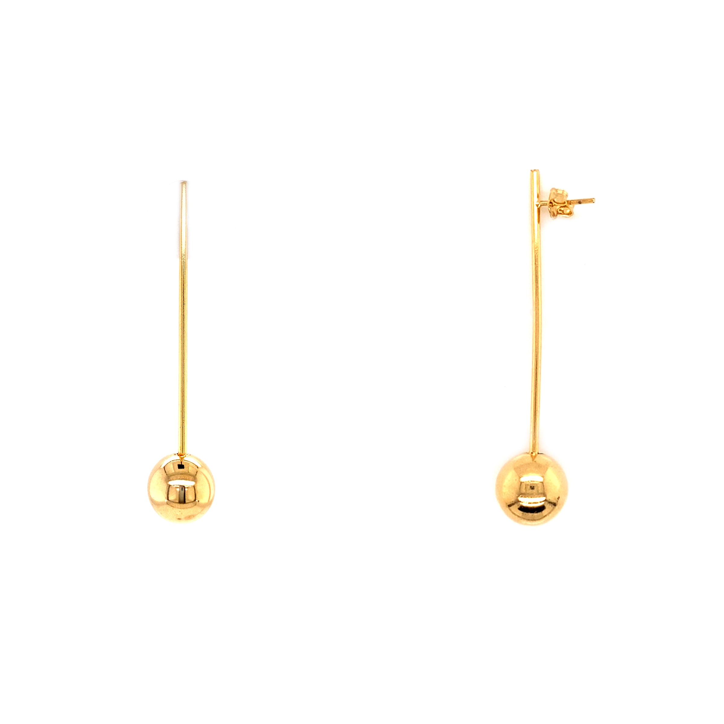 Ball Drop Earrings - Gold Filled