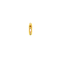 Ballerina Slipper Charm 15mm - Brass