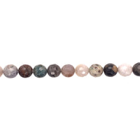 Bamboo Leaf Jasper Faceted Beads 10mm