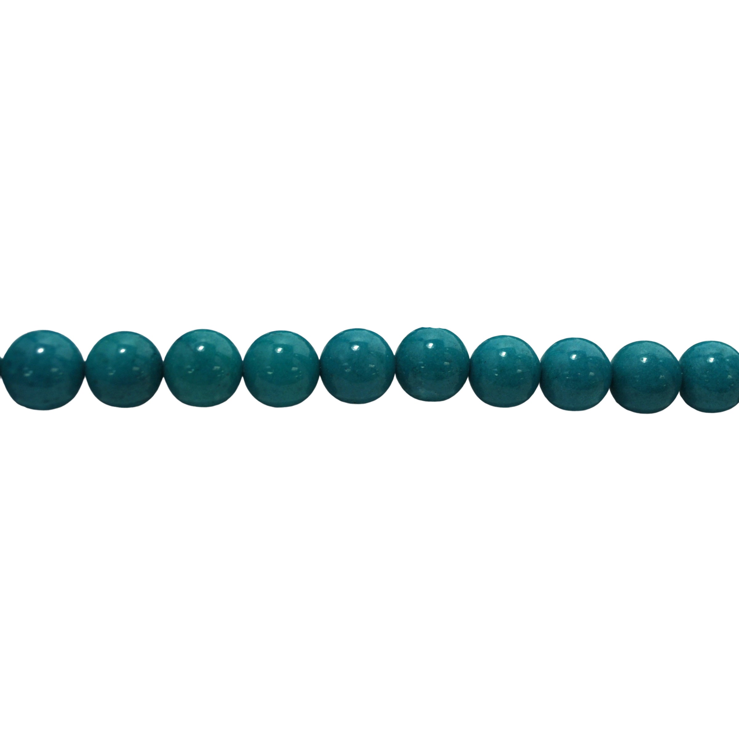 Bimini Blue Mashan Jade - Round 12mm