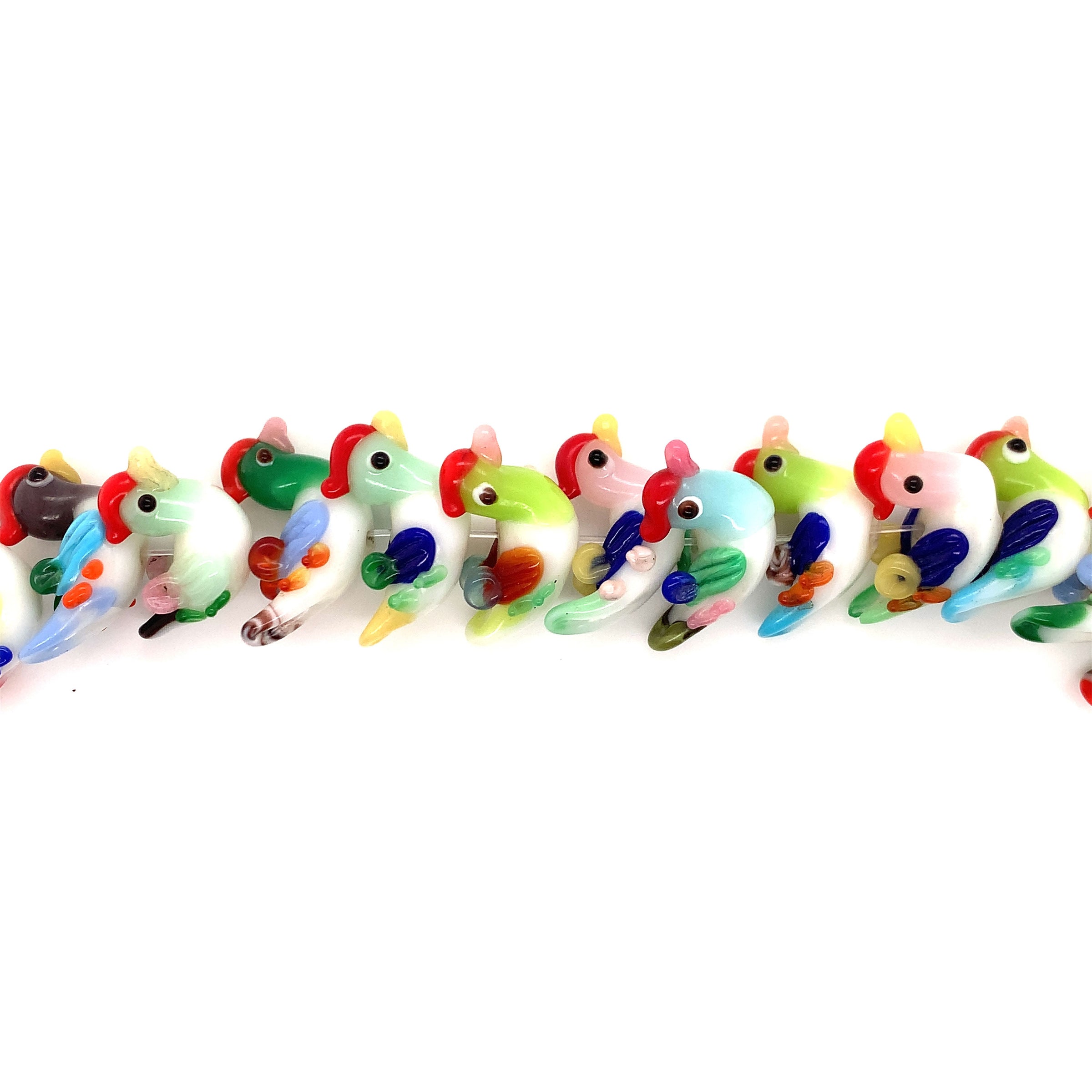 Bird Glass Beads-4