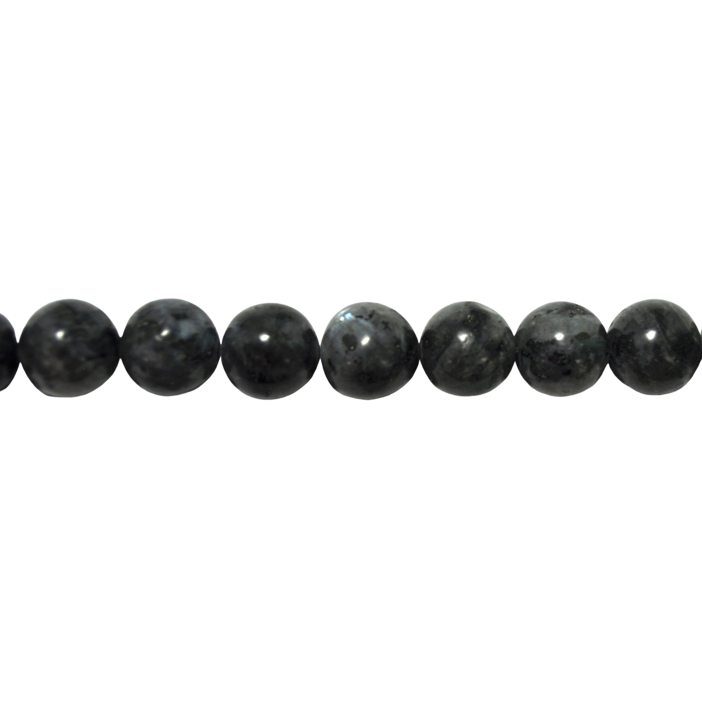 Black Labradorite Beads 12mm