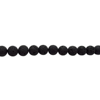 Black Lava Beads