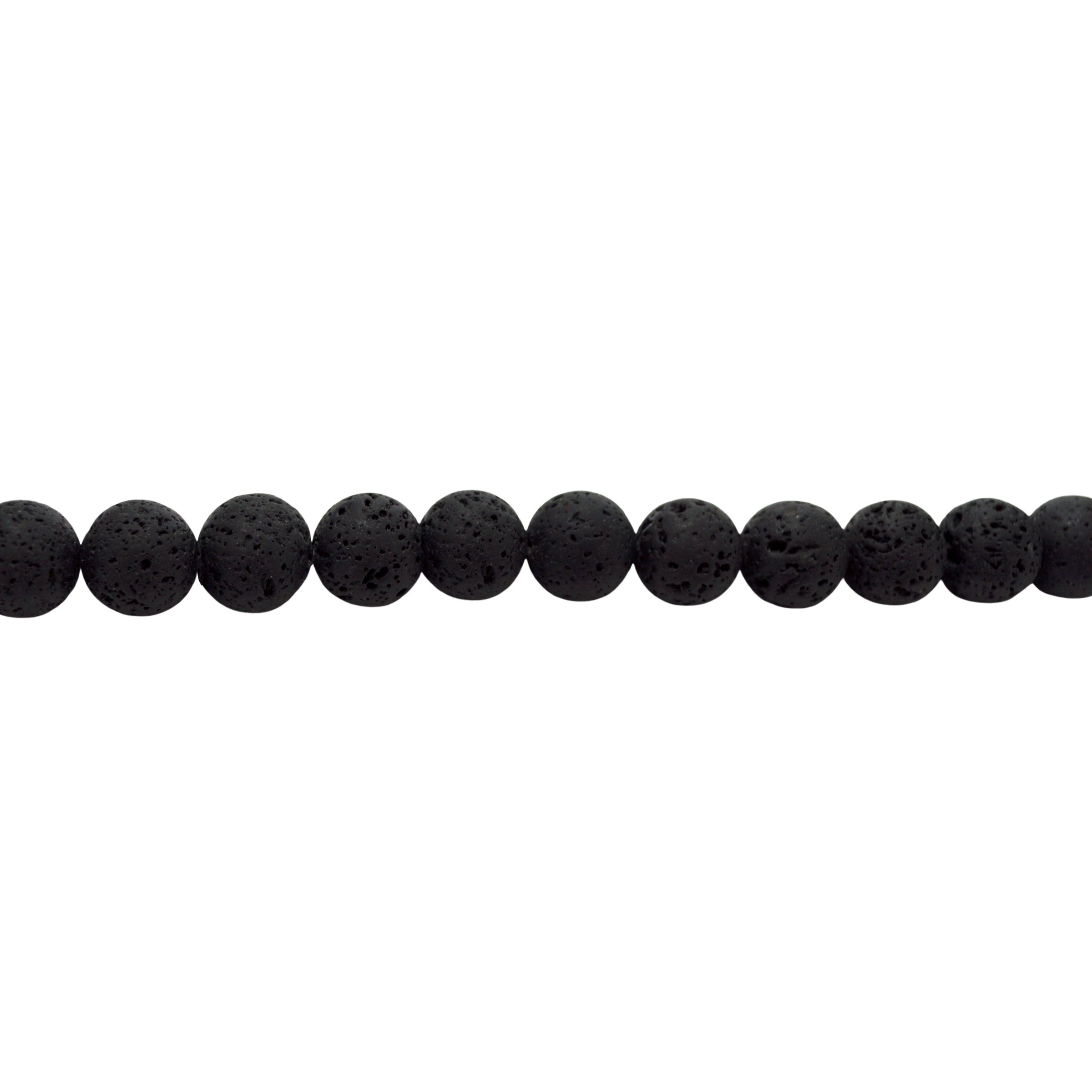 Black Lava Beads