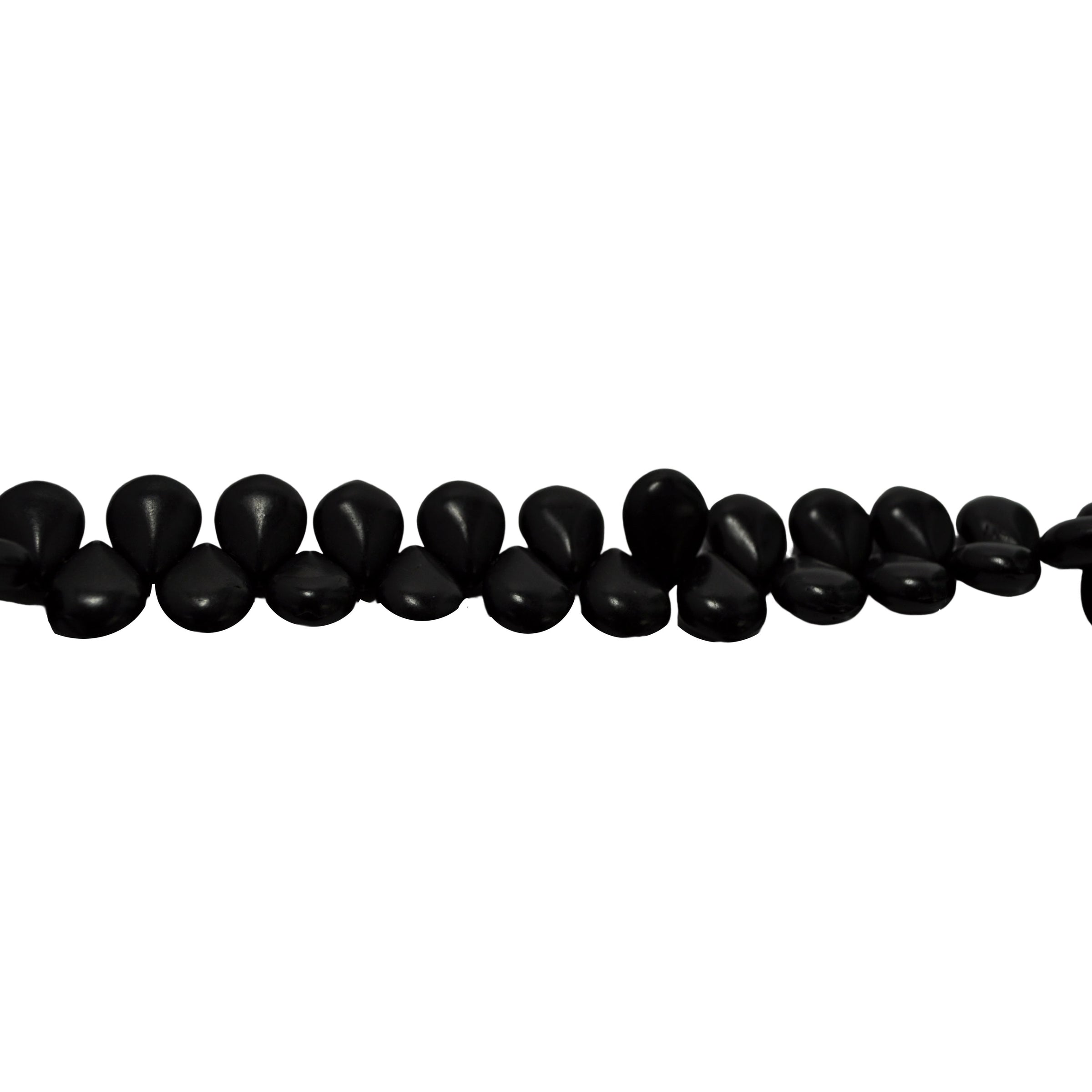 Black Magnesite Pear 14mm