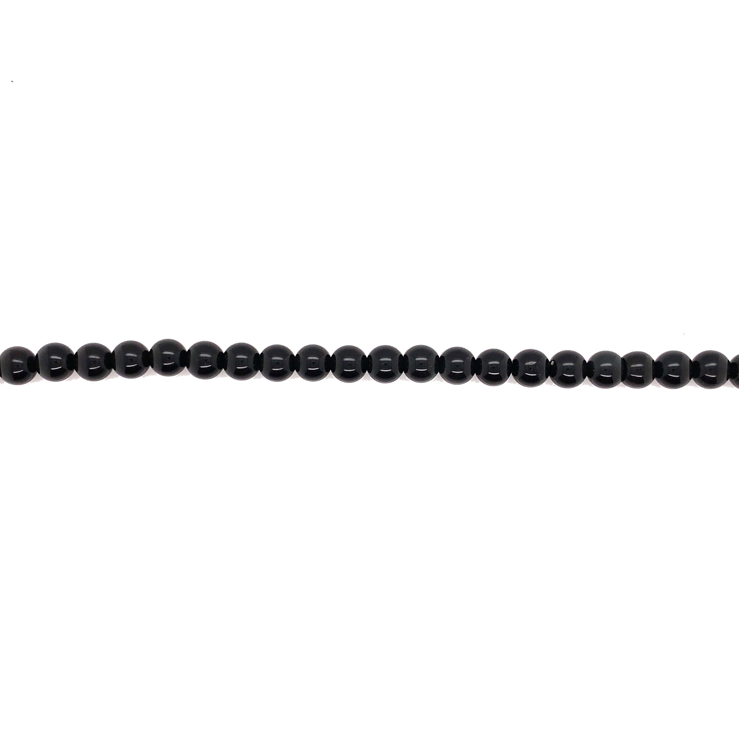 Black Obsidian Beads
