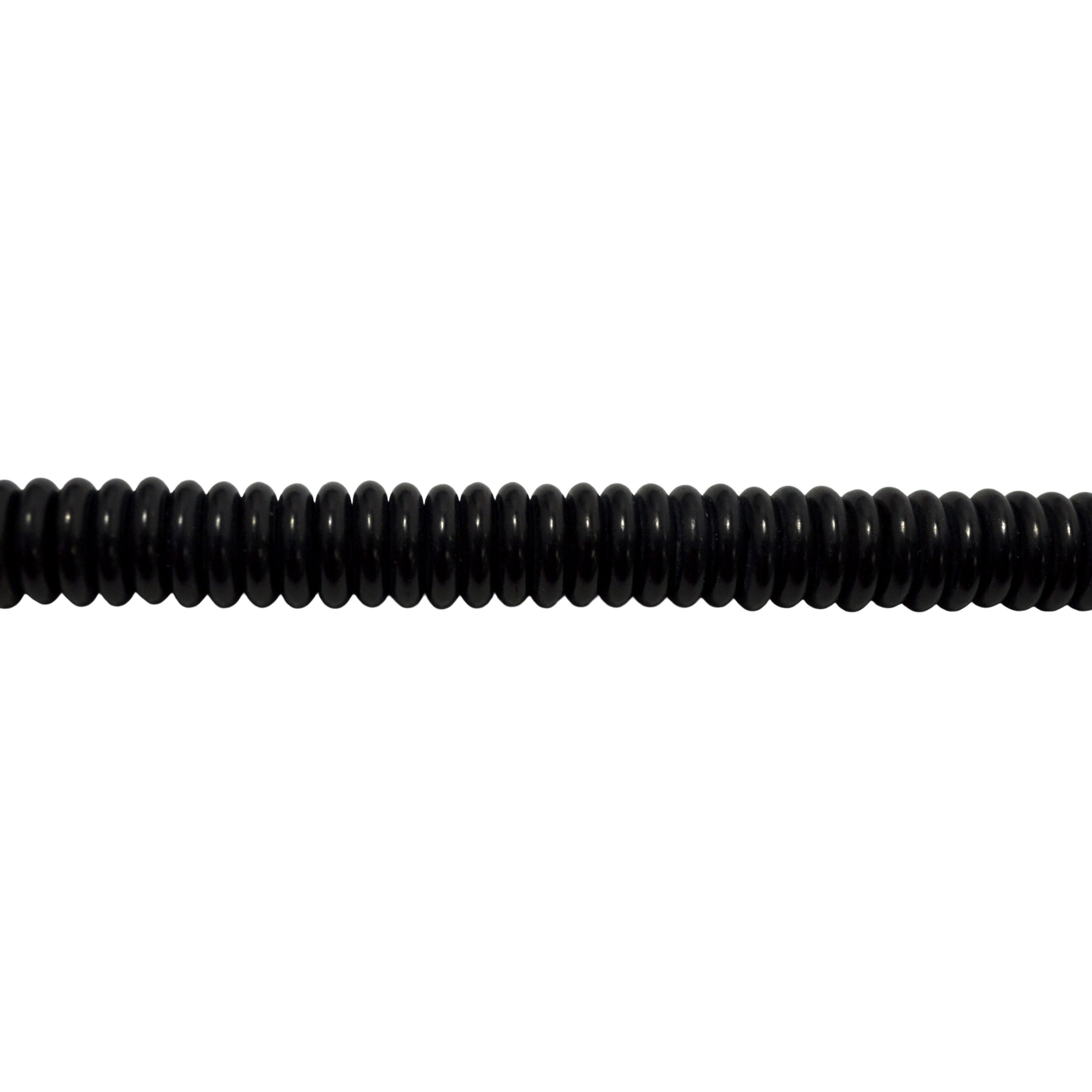 Black Synthetic Turquoise 3mm - Rondelle